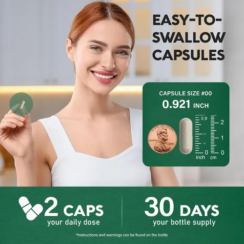 Miniatura 6 de Soporte tiroideo para mujeres, selenio 200 mcg, astrágalo, zinc y yodo, L-tirosina, hierbas adaptógenas, antioxidante y apoyo inmunológico 21 en 1