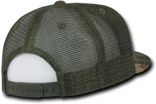 Miniatura 10 de DECKY Gorra de camionero de factura plana de 6 paneles