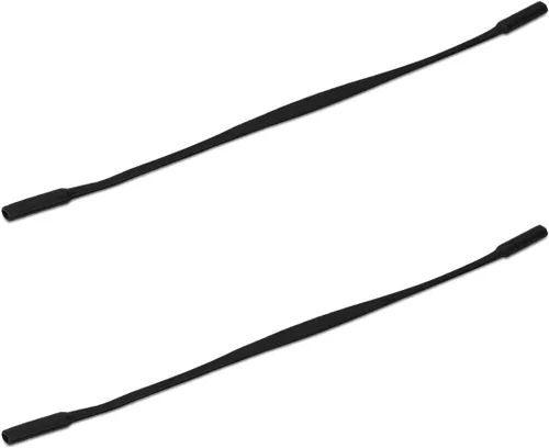 Miniatura 5 de kwmobile Correas deportivas de silicona para gafas, paquete de 2 cordones deportivos delgados de silicona antideslizantes para gafas de adultos