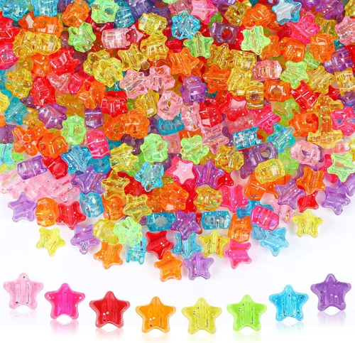 Miniatura 11 de UPINS 1200 cuentas de poni con purpurina de Navidad a granel para collares, pulseras, aretes, joyería, suministros de decoración de fiesta de 3