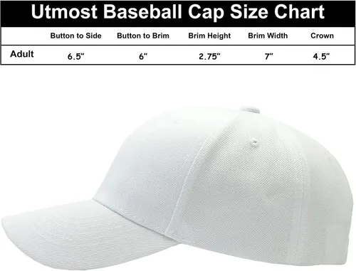 Miniatura 4 de Utmost Gorra de béisbol estructurada con cierre ajustable - Sombrero de rendimiento para actividades al aire libre y bordado personalizado
