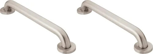 Miniatura 6 de Moen Home Care Barra de Agarre para Baño de Seguridad de 18 Pulgadas de Acero Inoxidable para Bañera y Ducha, Producto de Asistencia para Ancianos