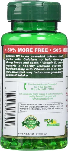 Miniatura 4 de Nature's Bounty, D 2000 Iu Softgels, 150