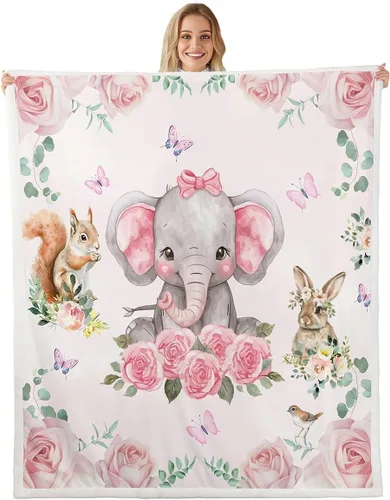 Miniatura 23 de Erosebridal Manta infantil de cebra de 40 x 50 pulgadas para dormitorio, sala de estar, sofá, sofá, manta de forro polar de animales de zoológico