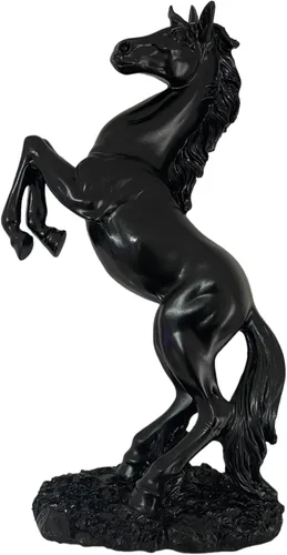 Miniatura 7 de Figura de arte escultura de animales, decoración del hogar de caballo, estatuas de resina, figura de decoración, caballo de pie, decoración moderna