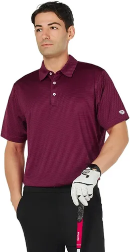 Miniatura 4 de Polo Shirts for Men Short Sleeve Dry Fit Casual Striped Performance Moisture Wicking Athletic Mens Golf Shirts