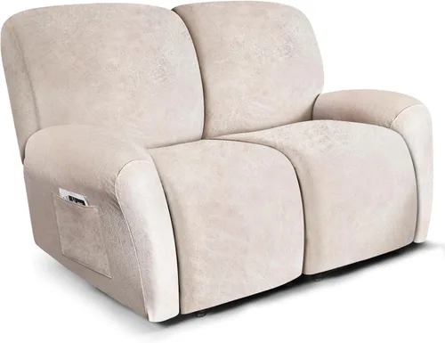 Miniatura 13 de ANARACHON Fundas para Sillas Reclinables Tipo Cuero, 4 Piezas Funda para Sillón Reclinable Lazy Boy, Protector de Muebles - Funda Suave Lavable