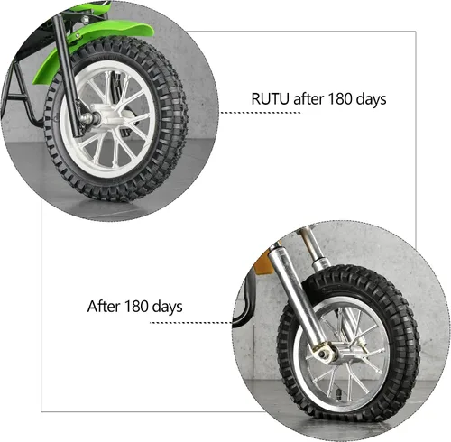 Miniatura 4 de RUTU Repuesto de tubo de motocross de 12.5 x 2.75 12 1/2 x 2.75 para Razor MX350 MX400 Rocket, X-Treme X-560 Electric Dirtbike, scooter, bicicleta