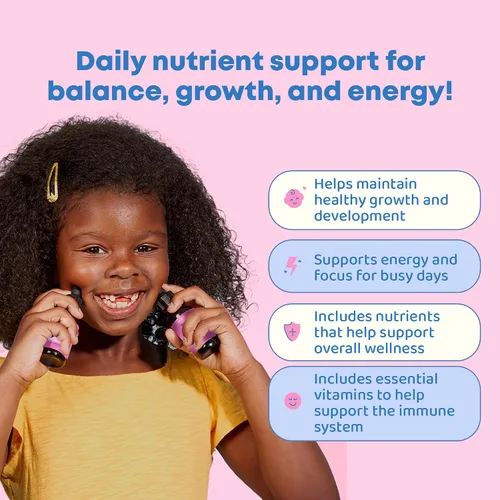 Miniatura 2 de JoySpring ZincBerry - Suplemento de zinc y vitamina para niños (2 fl oz) Gotas de apoyo inmunológico con sabor a saúco para niños de 3 a 16 años