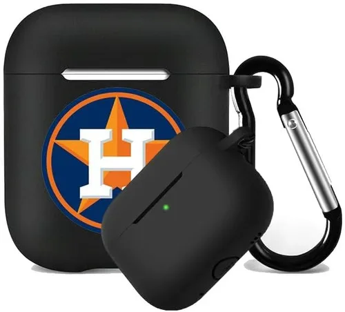 Miniatura 31 de Funda protectora de silicona para 49ers compatible con AirPods de 1ª/2ª generación, funda de carga, llavero