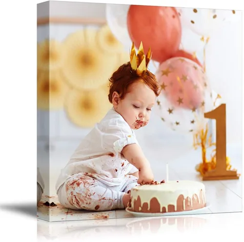 NWT Impresiones en lienzo personalizadas con tus fotos, ideas de aniversario, imágenes de lienzo personalizadas para pared para imprimir enmarcadas