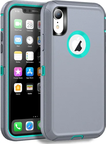 Miniatura 11 de MXX Compatible con iPhone XR, 3 capas súper protectoras, cuerpo resistente, resistente, a prueba de golpes y polvo, diseñada para Apple Xr funda