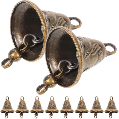 Miniatura 2 de MAGICLULU 11pcs mini cascabeles decorativos campanas colgantes árbol de Navidad para decoración del festival de Navidad