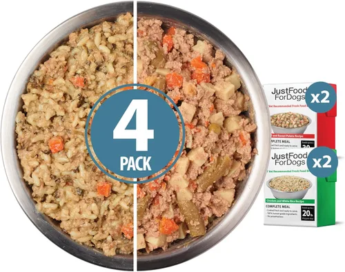 Miniatura 19 de JustFoodForDogs Pantry Fresh Wet Dog Food, Comida Completa para Perros o Complemento para Comida de Perros, Receta de Comida para Perros de Grado