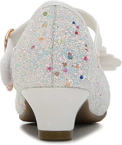 Miniatura 6 de Cadidi Dinos Zapatos de vestir para niñas, zapatos de fiesta de boda, zapatos de tacón Mary Jane Princesa (bebéniño pequeñoniño grande)