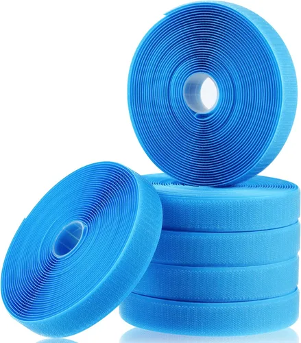 Miniatura 8 de Zonon 6 rollos de tiras marcadoras de alfombra, cinta de suelo para aula, marcadores de alfombra de nailon para suministros escolares, alfombra