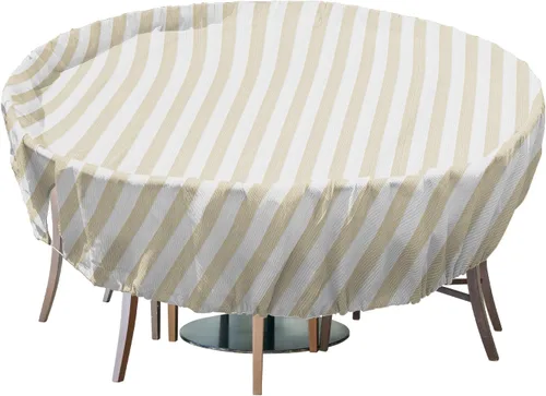 Miniatura 21 de Fundas para muebles de patio, impermeables, resistentes a los rayos UV, resistentes a los rayos UV, para exteriores, mesa redonda y rectangular