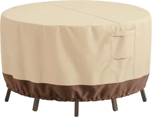 Miniatura 9 de Fundas para muebles de patio, impermeables, rectangulares, fundas para muebles de exterior, impermeables, resistentes al viento, con asas