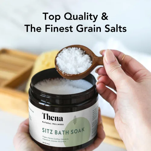 Miniatura 6 de Thena - Paquete de 2 baños orgánicos, esenciales posparto, 100% natural y suave con aceite esencial de lavanda y Epsom puro y sales del mar muerto