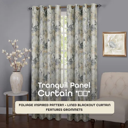 Miniatura 2 de Achim Tranquil arandela Blackout cortina Plata