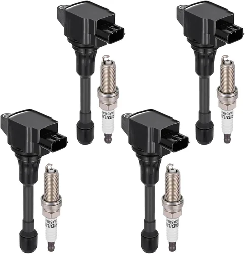 Miniatura 47 de BDFHYK Paquete de Bobina de Encendido UF350 y Bujías de Iridio 4505 Compatibles con Nissan 2002-2006 Altima 2002-2006 Sentra L4 2.5L Juego de 4