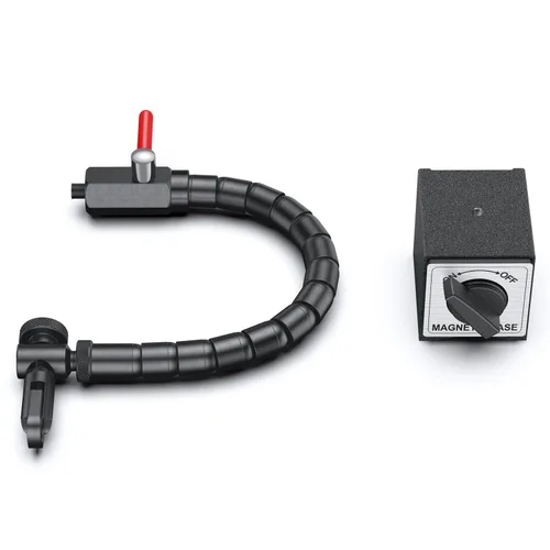 Miniatura 3 de HDLNKAK Indicador de dial digital de 0.000-1.000 in/1 pulgada con base magnética, juego de herramientas de indicador de dial para alineación
