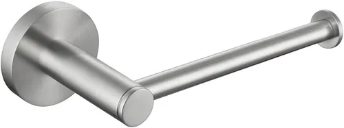 Kibi Portarrollos circulares de papel higiénico – Moderno soporte de papel higiénico montado en la pared, construcción de latón resistente, Níquel