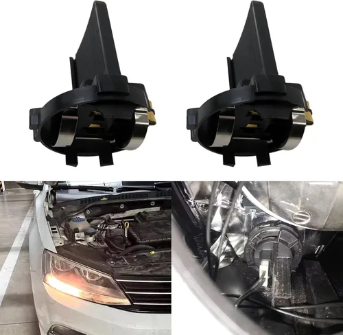 Miniatura 2 de 2 adaptadores de soporte de enchufe para bombilla de faros delanteros H7 5K0-941-109 para VW Passat 2012-2019