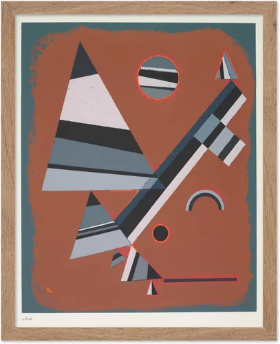 Miniatura 24 de Poster Master Póster vintage Wassily Kadinsky – Impresión retro delicada de tensión – Arte de formas geométricas – Arte abstracto – Arte moderno