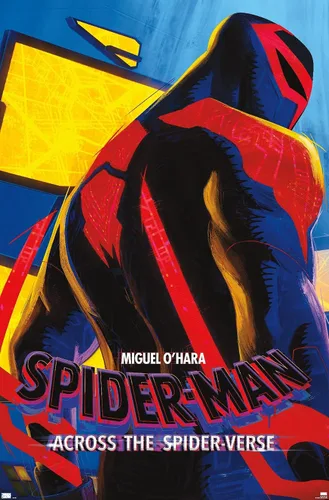 Marvel Spider-Man: Across The Spider-Verse - Póster de pared de una hoja de Miguel O'Hara, 34 pulgadas de largo x 22.4 pulgadas de ancho, versión