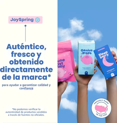 Miniatura 9 de JoySpring Gomitas de azafrán para niños Extracto de azafrán con suplementos GABA que ofrecen apoyo al estado de ánimo y calma las rabietas