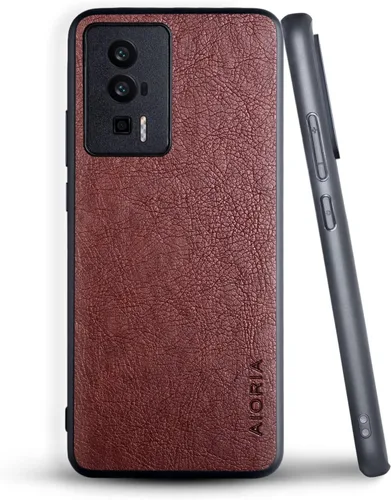 Miniatura 36 de AIORIA Para Xiaomi Redmi Note 12 Pro Plus Case, 6.67 "Pantalla Premium PU Cuero Cover Retro Business Design Funda protectora completa para Xiaomi