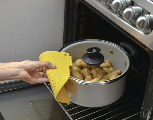 Miniatura 3 de Charles Viancin - Soporte de silicona para macetas de panal - Soporta temperaturas de hasta 220°C - Sin BPA, sin plástico, silicona de grado Macaron
