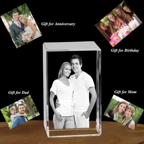 Miniatura 6 de gors Marcos de fotos personalizados, marco de fotos personalizado con grabado láser, marco de fotos de vidrio para fotos de boda