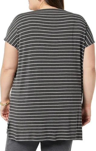 Miniatura 4 de Daily Ritual Túnica de jersey de gran tamaño con cuello en V y manga dolman para mujer
