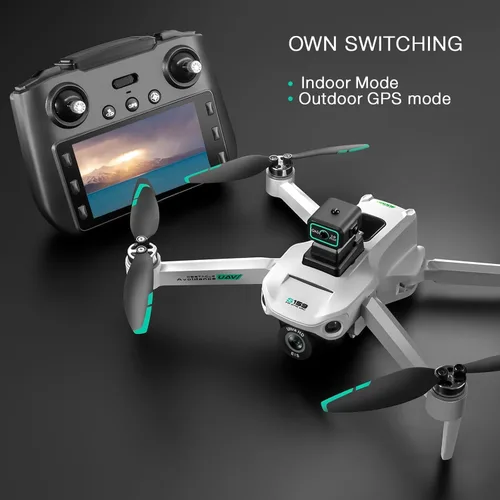 Miniatura 2 de Dron con cámara 4K, drones GPS HD para adultos, control remoto con pantalla, evitación de obstáculos, motor sin escobillas FPV, transmisión 5G, 2