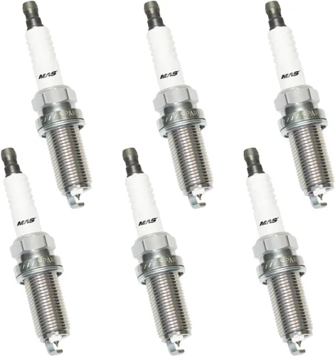 Miniatura 6 de MAS Juego de 6 bujías iridio compatibles con 4469 Chrysler Dodge Challenger Hyundai Jeep Cherokee Nissan Altima Toyota Reemplazo LFR5AIX11