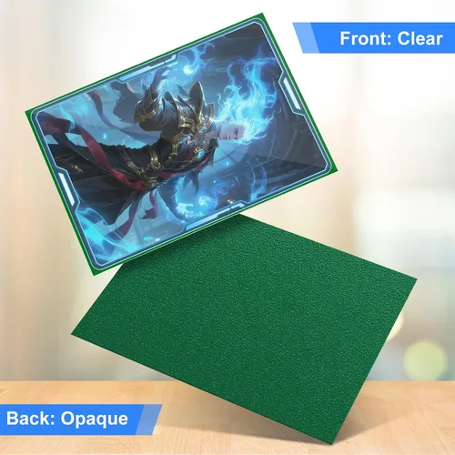 Miniatura 3 de Tioplior Fundas para tarjetas coleccionables de ajuste perfecto, fundas mate TCG, protector de tarjetas deportivas suave para tarjeta fotográfica