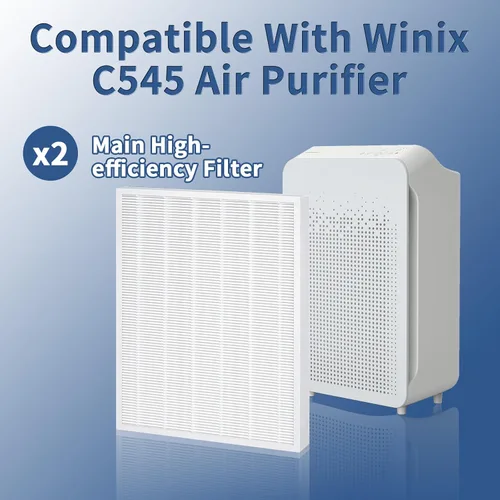Miniatura 3 de Paquete de 2 filtros de repuesto C545 True HEPA S compatibles con repuesto para purificador de aire Winix C545, B151, P150, 9300 para filtro Winix S