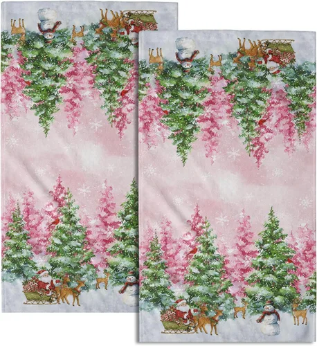 Miniatura 25 de Toalla de mano de baño de ancla, 2 piezas, toallas de mano absorbentes náuticas a rayas blancas, anclajes marinos, toalla facial suave