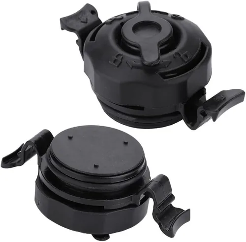 Miniatura 7 de Tapón de válvula de colchón de aire 3 en 1, tapa de sellado seguro de 1.772 in, identificación de orificio para colchón inflable Intex, color negro