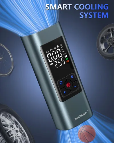 Miniatura 6 de Compresor de aire portátil para inflador de neumáticos: bomba de aire inalámbrica para neumáticos de automóvil 150PSI - Bomba de neumáticos