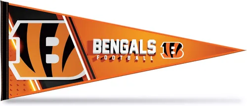 Miniatura 22 de Rico Industries NFL Football Primary 12" x 30" Felt Wall Décor Pennant - Great for Home/Bed Room/Man Cave Décor