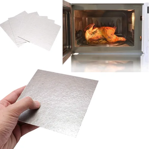 Miniatura 6 de Juerly - Cubiertas de guía de ondas para microondas, paquete de 4 láminas de placas de mica para aislamiento térmico universal de microondas, parte