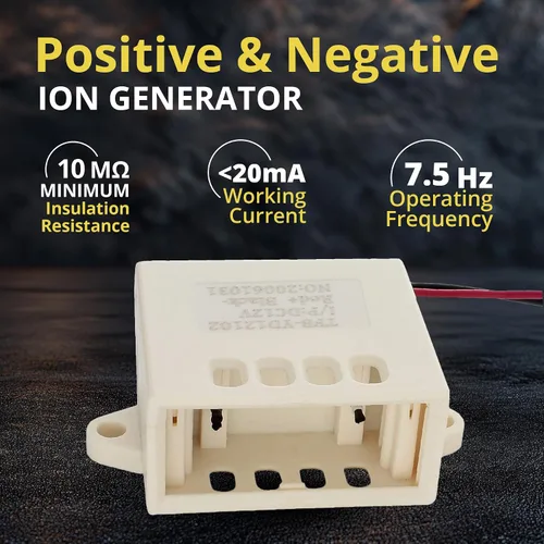 Miniatura 5 de Módulo generador de iones bipolares, DC 12V Componente de reemplazo de ionización positiva y negativa para HVAC, VAV y equipos relacionados