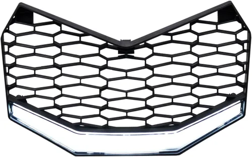 Miniatura 9 de A & UTV PRO X3 Parachoques delantero de malla, rejilla de malla frontal con barra de luces LED, protector de radiador para Can-Am Maverick X3 Max X