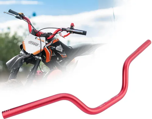 Miniatura 8 de RUTU - Manillares de 7/8 pulgadas para moto de cross para niños de 49-70 cc, barra de mango resistente para 2 tiempos ATV Dirt Bike KX, scooter Negro
