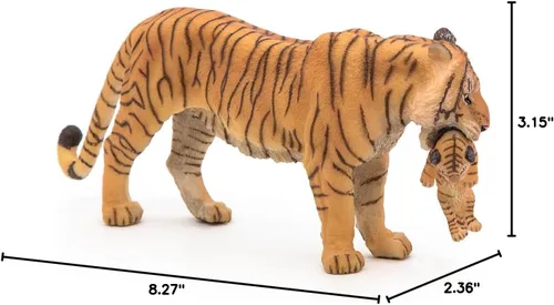 Miniatura 11 de Papo Juego de figuras de juguete de Tigresa con Cub
