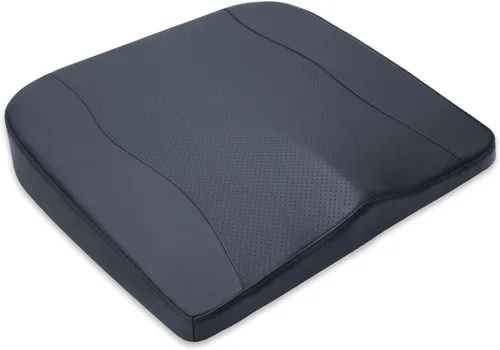 Miniatura 18 de kingphenix Cojín de asiento de automóvil – Almohadilla de espuma viscoelástica para comodidad de conducción – Aumenta la altura y alivia el coxis