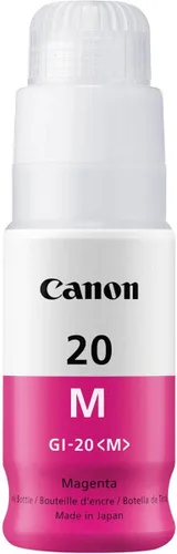 Miniatura 6 de Canon PIXMA G6020 Supertank inalámbrico (Megatank) GI-20 - Botella de tinta cian, compatible con PIXMA G6020 GI-20, botella de tinta magenta